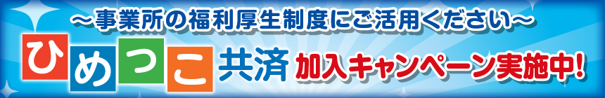 ひめっこ共済加入キャンペーン実施中！
